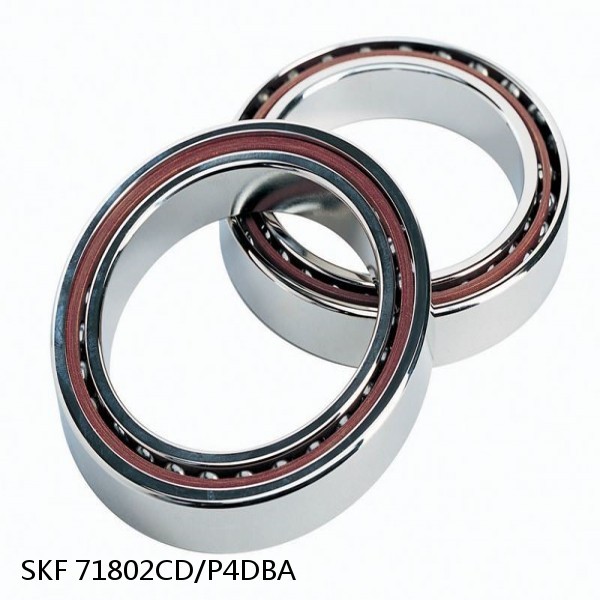 71802CD/P4DBA SKF Super Precision,Super Precision Bearings,Super Precision Angular Contact,71800 Series,15 Degree Contact Angle